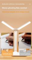 Lámpara De Mesa LED Recargable USB Con Iluminación Blanca Para Lectura Y Decoración Del Dormitorio Control De Brillo Sin Fin - details 0