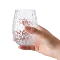 Vajilla De Plástico Para Vino Whiskey Cócteles Y Jugos - Indestructible Reutilizable Y Reciclable Para Fiestas En Piscina Y Picnics Al Aire Libre - details 4