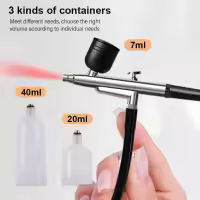Mini Pintura de Aerógrafo Portátil Pistola de Aerógrafo para Uñas Arte - details 6