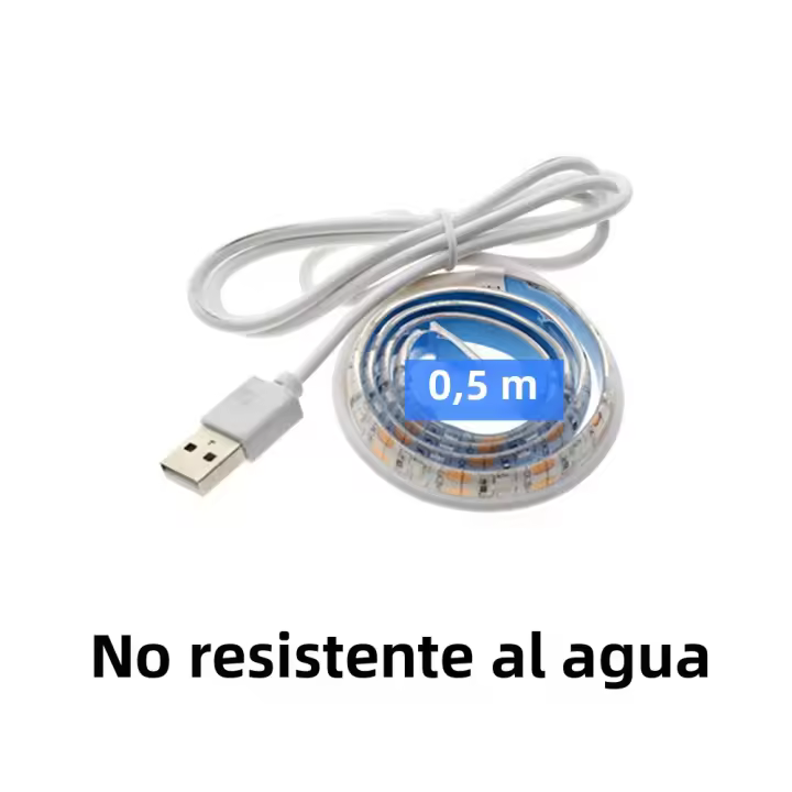 Tira De Luz LED UV 5V DC 2835 0.5M 1M 2M Impermeable Pantalla Roja USB Para DJ Fluorescencia Cinta De Luz Para Ambientes Interiores - 1