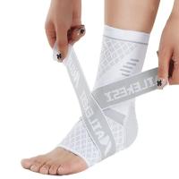Manguito De Compresión Para Tendinitis De Aquiles Y Fascitis Plantar Soporte De Tobillo Elástico Ajustable Para Deportes Y Actividades Diarias - details 4