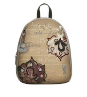 Mochila de mujer Manifesto - Anekke Real - Tamaño mediano - Compartimento principal con cierre de cremallera - Bolsillo exterior trasero - Asas regulables - Ref. 41715-293 - Mide 24 x 30 x 13 cm - details 0