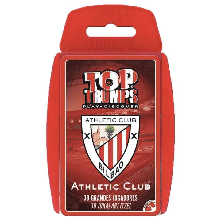 Pack de 3 unidades de Top Trumps Athletic Club (Versión en Castellano/Euskera) - Juego de Cartas - 1