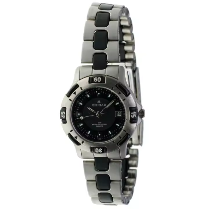 Blumar Bl-09088-new  Reloj Para Para Mujer Color Negro - 1