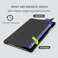 Funda Magnética Suave De Cuero Para Samsung Galaxy Tab A9 plus 11 Tab A8 10.5 A7 10.4 S7 S8 S9 FE 11 S6 Lite 10.4 Soporte Plegable Protección Contra Golpes Y Caídas - details 1