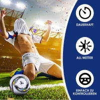 Bola De Fútbol Estándar Tamaño 5 En PVC Suave Y Resistente a La Ruptura a Prueba De Fugas Ideal Para Campus Y Juegos - details 6