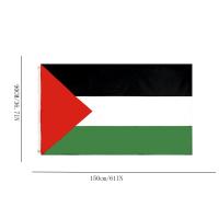 Bandera De Palestina Aerlxemrbrae 90x150cm Poliéster De Alta Calidad Para Uso En Publicidad Y Decoración Del Hogar - details 3