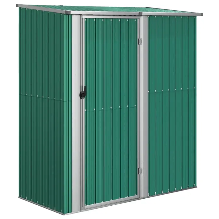 vidaXL Cobertizo de Jardín Acero Galvanizado Armario Almacenamiento Color Gris,  Verde,  Marrón y mas - 1