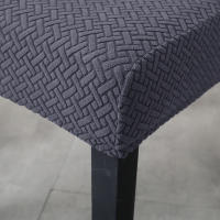 Cubierta De Silla Jacquard Talla XL Con Espalda Para Bodas Y Comedor Cubierta De Asiento Moderna Resistente Al Envejecimiento Para Sillas De Cocina - details 19
