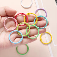 Llavero Redondo De Metal 30mm Multicolor Para DIY Accesorios De Decoración Para Bolso Y Móvil 20/50 Piezas Pack - details 7