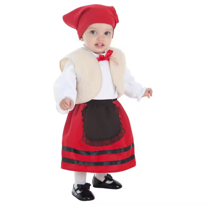 Disfraz Bebe Pastora con Chaleco talla 12-24 Meses (Creaciones Llopis 2903) - 1