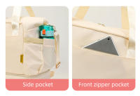 Bolsa De Gimnasio Grande Para Mujer Con Separador Seco Y Humedo Bolsa De Viaje Impermeable Con Bolsillo Para Zapatos Bolsa Deportiva De Yoga Portátil De Oxford - details 5