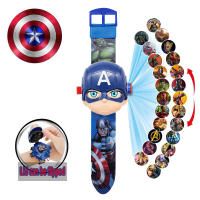 Reloj Digital Disney Spiderman Proyección 24 Hombres Capitán América Iron Man Juguetes Hulk Regalos Para Niños Educativo Batería AG3X4 - details 15
