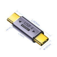 Adaptador De Carga Rápida USB-C a Tipo C 40Gbps OTG C-Type 90 Grados USB4.0 100W 5A Adaptador De Datos Para MacBook 8K60HZ - details 10