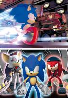 Educa - Sonic Prime Neon  Set de 2 Puzzles con 100 Piezas Que Brillan en la Oscuridad. Medida montado: 40 x 28 cm. +6 años Educa19629 - details 1