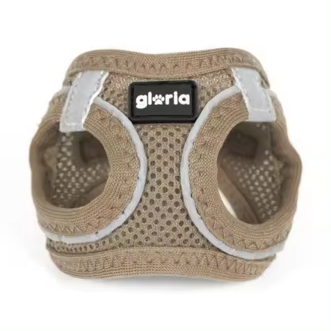 Gloria Arnés Vestido Air Mesh Trek Star Para Perros Beige - Talla Xxs - 1