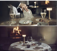Lámpara De Mesa LED Con Sensor Táctil Luz Nocturna Recargable Inalámbrica Para Lectura Decoración De Habitación Restaurante Hotel Bar - details 8