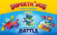 SUPERTHINGS KAZOOM POWER BATTLE – Cada pack de 5 contiene 5 SuperThings (Incluye 1 figura sorpresa y 1 capitán Plateado). Incluye packs 1, 2, 3 y 4. Contiene 20 Superthings en total. - details 0