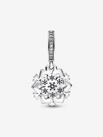Pandora - Charm Doble Colgante de COPO de Plata brilliant-Plata de Lei - details 0