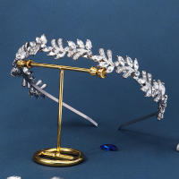 Diadema De Novia Con Rhinestone Plateado Y Cristales Para Bodas Y Fiestas Adorno De Cabeza Para Mujeres Adultos - details 6