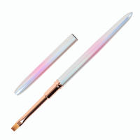 Pincel De Arte Para Uñas Gradient 1Pcs Herramienta Profesional Para Manicura Y Uñas De Gel UV Pincel De Pintura Y Dibujo Para Salón De Belleza - details 4