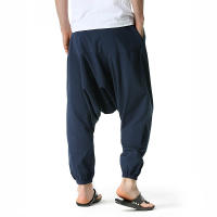 Pantalones Harem Hiphop Para Hombre Pantalones Casuales Yoga Libre De Caderas Estilo Deportivo Material Algodón Talla Grande - details 12