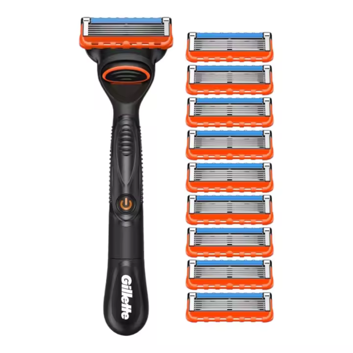 Gillette Fusion5 Power Maquinilla De Afeitar Para Hombre, 1 Maquinilla De Afeitar, 10 Recambios - 1