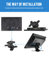 Monitor De Coche Portátil De 10.1 Pulgadas Con HDMI VGA Para TV Sistema De Seguridad Doméstico Pantalla LCD De Color Para Cámara De Retroceso - details 6