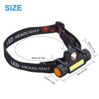 Linterna Frontal COB LED Recargable Con Imán Fuerte Luz Super Brillante Impermeable Para Pesca Al Aire Libre Caza Senderismo - details 10