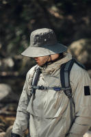 Gorro De Pescador De Verano Con Gran Alas Protección UV Impermeable Para Hombre Sombrero De Sol Para Senderismo Pesca Escalada Safari - details 2