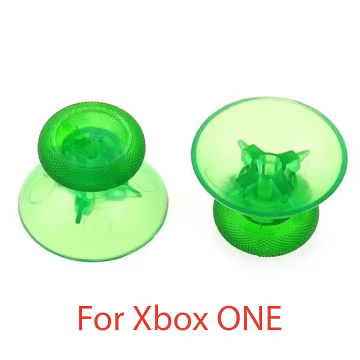 2x JOYSTICK XBOX ONE STICK VERDE TRANSPARENTE MANDO BOTONES L3 R3 PALANCAS - 1