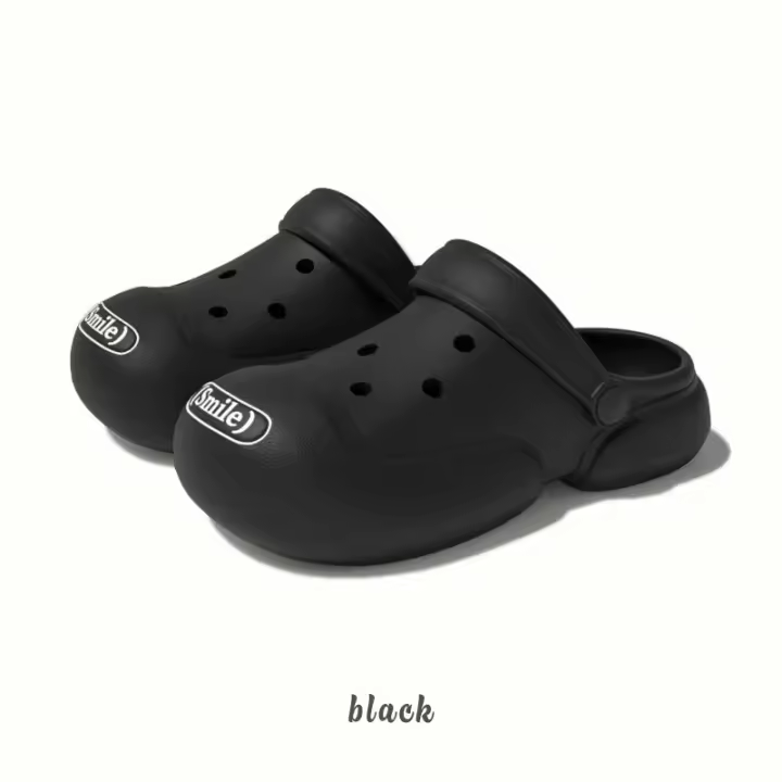 Zapatos con agudos grandes para Mujer en verano, nuevo moda para uso en interiores y exteriores, Parejas antideslizantes que Pisan mierda, sandalias de Suela Gruesa para Mujer - 1