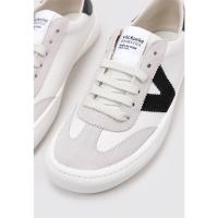 victoria OLMO BAREFOOT EFECTO PIEL & SERRAJE Deportivas Planas Unisex Blanco - details 1