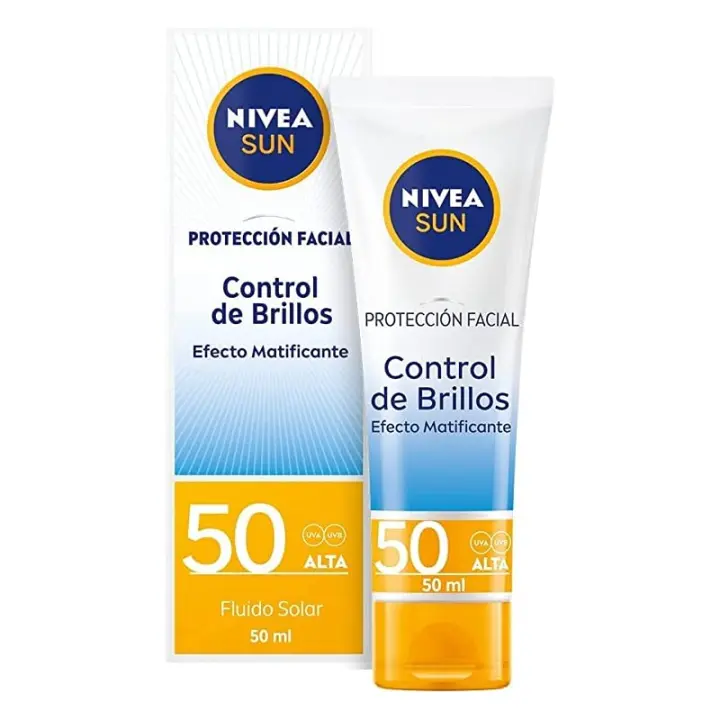 NIVEA SUN PROTECCION SOLAR CONTROL DE BRILLOS SPF 50 PIEL NORMAL/MIXTA  50 ML - 1