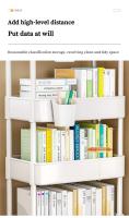 Carrito De Ruedas De Almacenamiento Móvil Estante De Libros Con 5 Niveles Para Cocina Y Dormitorio Carrito De Snacks Multicapa - details 4
