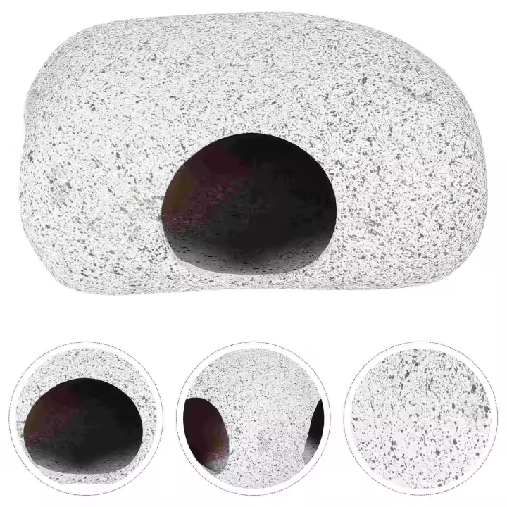 Cueva De Escondite Para Caracoles En Acuario Decoración De Tanque De Peces Casa De Acuario Material Duradero Tamaño Ajustable - 1