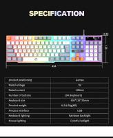 RAIKU T26 Teclado Y Ratón Gaming Con Iluminación De Tres Niveles Mecanismo De Teclas Toque Wired Para Desktop Laptop Tablet - details 9