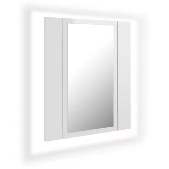 ¿Dónde está Escorio Espejo de BA? O LED acrílico Blanco Brillo 40x12x45 cm - 1