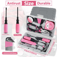 Kit De Herramientas Domésticas 24/13pcs Con Martillo Llave Allen Cinta Eléctrica Y Banda De Prueba Para Reparación De Muebles Y Armarios - details 5