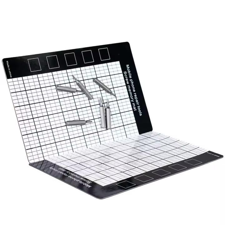 1pc Matriz Magnética Para Tornillos Pequeños Trabaja Como Una Plana De Memoria Herramienta De Reparación De Teléfonos Móviles Tamaño 145x90mm - 1