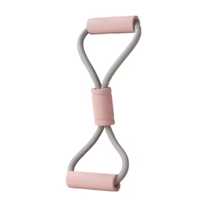 Banda De Yoga De Tensión 8 Para Ejercicios De Estiramiento Y Adelgazamiento Multiusos Equipo De Fitness Ropa Elástica De Pull Para Entrenamiento De Brazos Piernas Pecho Y Abdominales - 1