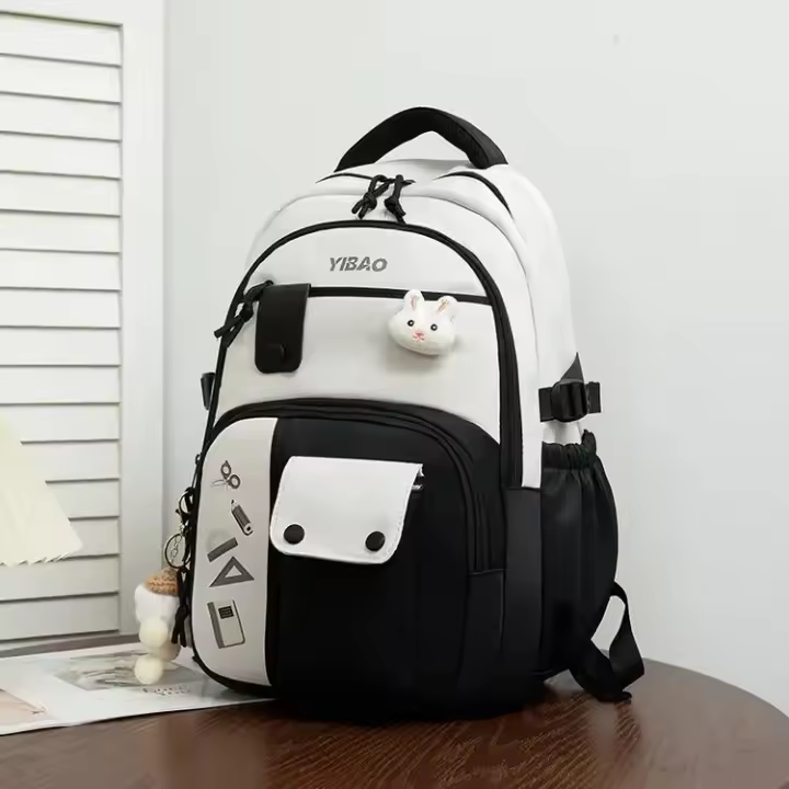 Mochila informal de gran capacidad para estudiantes, Bolsa para Libros, Ligera para Escuela, Primavera - 1