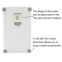 Bomba De Oxígeno Para Acuario USB Silenciosa Y Ajustable Aerator Compressor Para Tanque De Peces Portátil Para Pesca Al Aire Libre - details 4