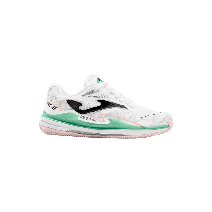 Zapatillas de pádel Joma Ace Lady 2402 Blanco Verde Clay - 1