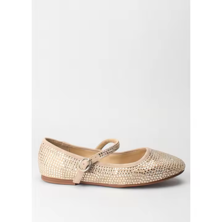 bailarina piedras suede vison ALMA EN PENA - 1
