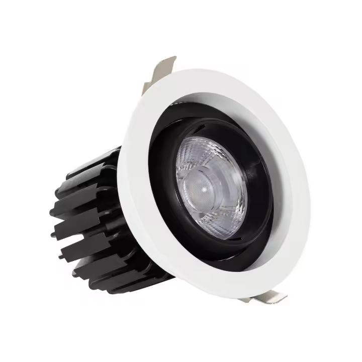 Foco Ledkia Downlight LED 18W COB Direccionable 360º Circular CRI90 No Flicker - Ahorro Energético - 1
