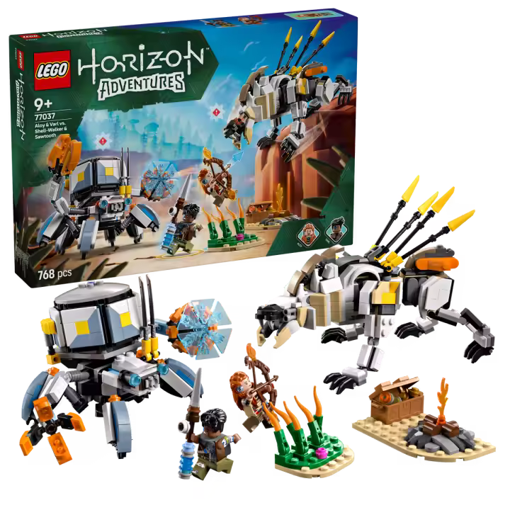 ALOY Y VARL  VS. CANGREJO Y DIENTES SERRADOS - LEGO HORIZON 77037 - 1