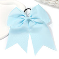 1PC Cinta De Cabello Elástica De 6 Pulgadas Para Niñas Color Sólido Gran Lazo Cinta De Goma Accesorio Para El Cabello Moda Infantil - details 11