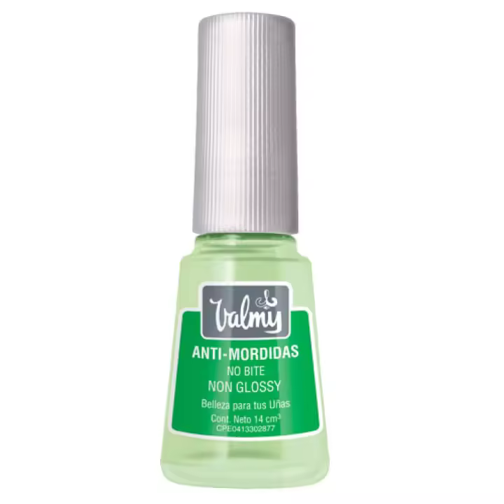 Valmy Tratamiento de Uñas Anti Mordidas, Esmalte que Detiene la Mordedura de Cutículas y Succión del Pulgar, Sin Brillo (14ml) - 1