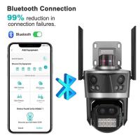 Cámara De Seguridad IP 8K 16MP WiFi Con Zoom De 8X Y Cuatro Lentes Exterior PTZ Auto Tracking Protección Inteligente CCTV - details 3